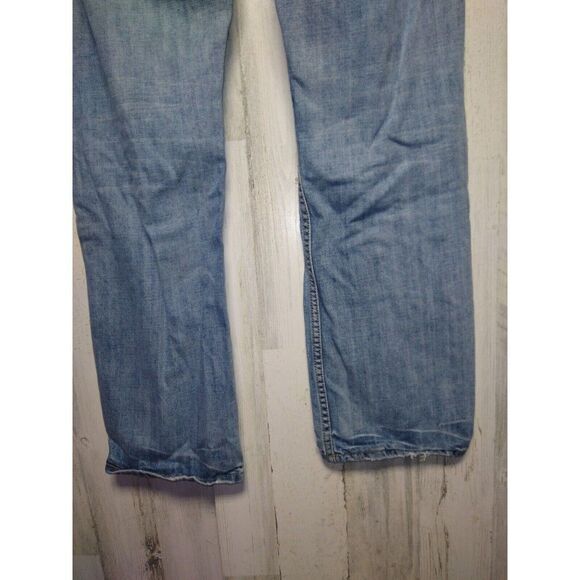 Flypaper Jeans Mens 32x32 Straight Mid Rise Light Wash Fade Awesome meas… - Picture 4 of 10